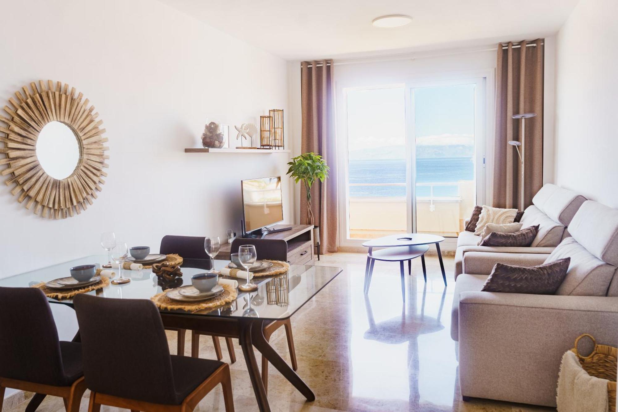Luna - Ac, 2 Pools, Panoramic Ocean, Private Garage, Fibre Net Puerto de Santiago  Exterior foto