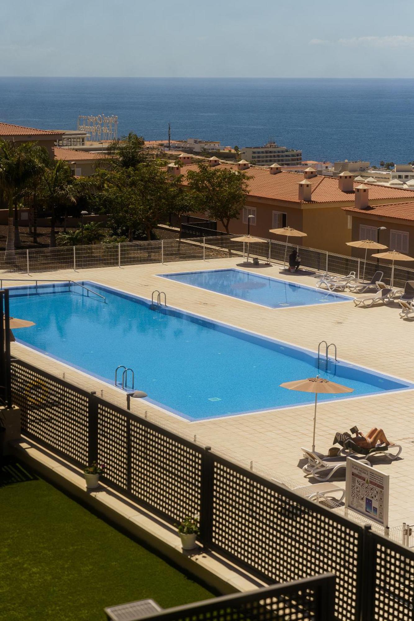 Luna - Ac, 2 Pools, Panoramic Ocean, Private Garage, Fibre Net Puerto de Santiago  Exterior foto